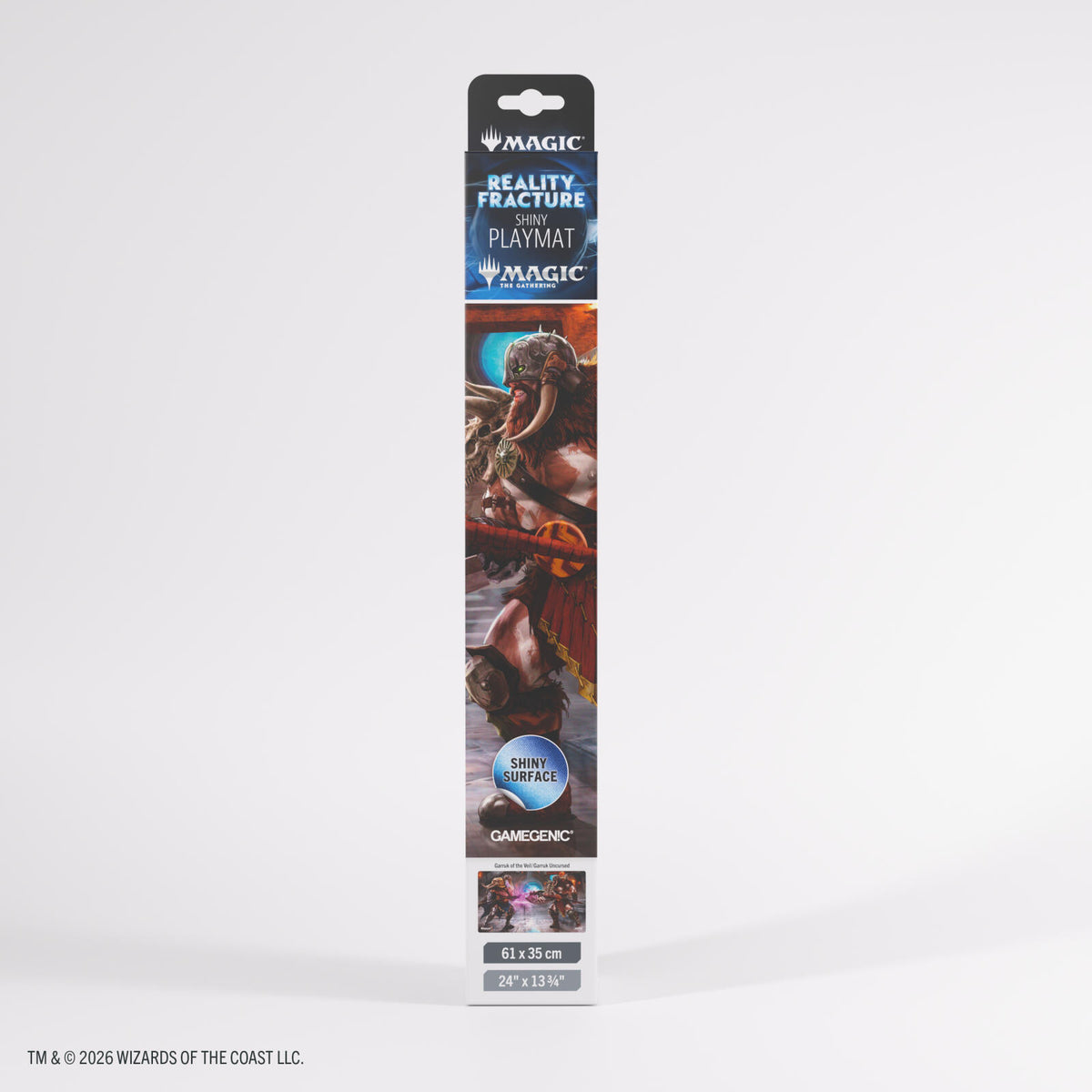 Gamegenic Magic The Gathering Reality Fracture Shiny Playmat - Garruk of the Veil/Garruk Uncursed