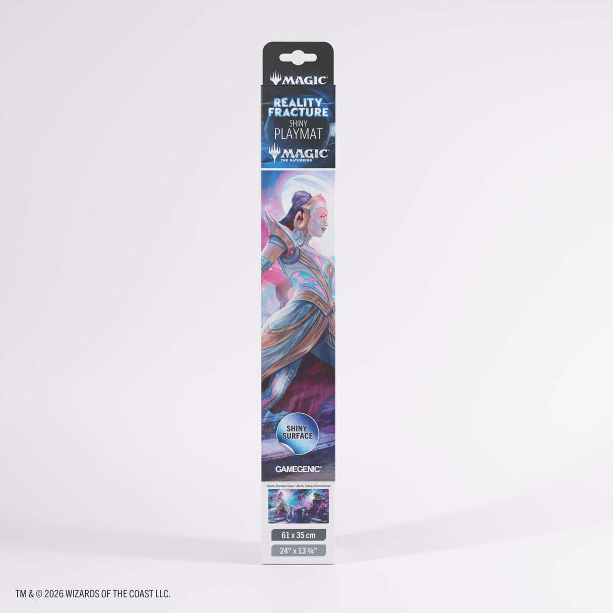 Gamegenic Magic The Gathering Reality Fracture Shiny Playmat - Liliana, Devoted Healer/Liliana, Callous Necromancer