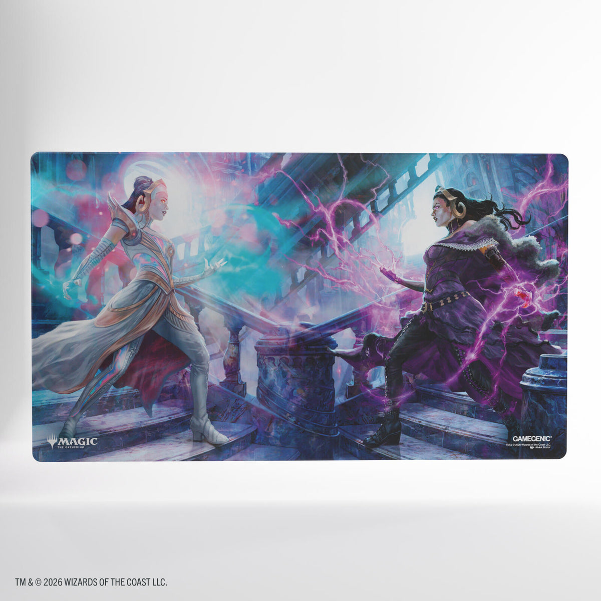 Gamegenic Magic The Gathering Reality Fracture Shiny Playmat - Liliana, Devoted Healer/Liliana, Callous Necromancer