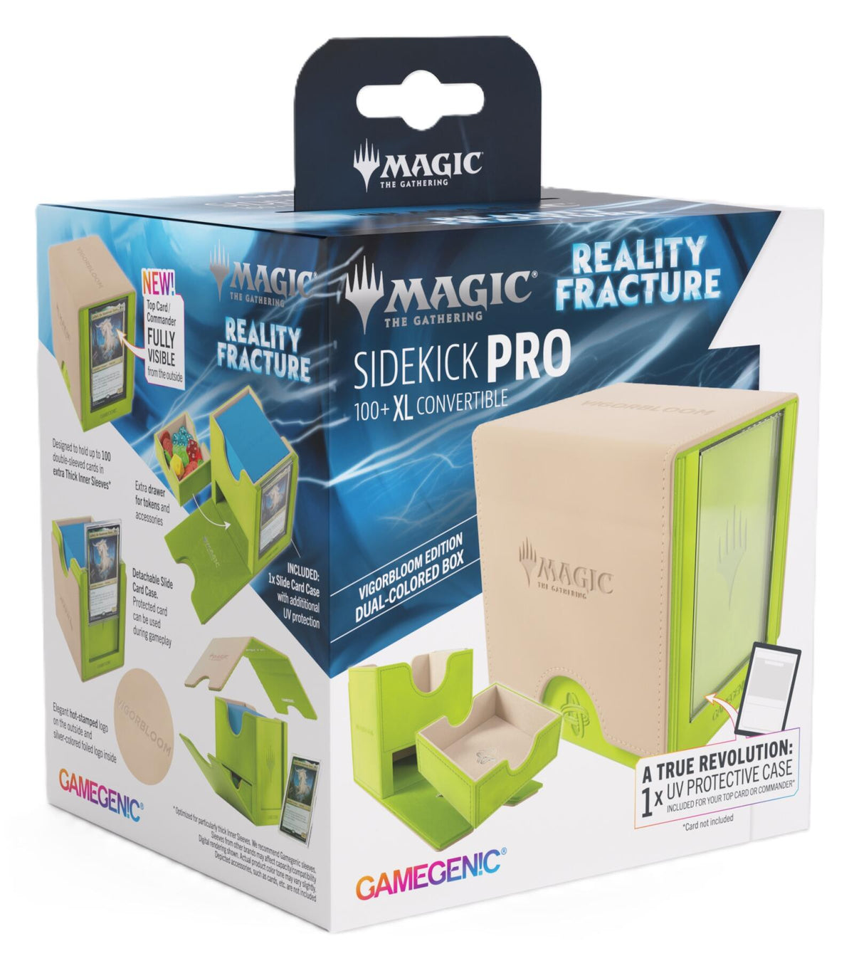 Gamegenic Magic The Gathering Reality Fracture Sidekick PRO 100+ XL - Vigorbloom