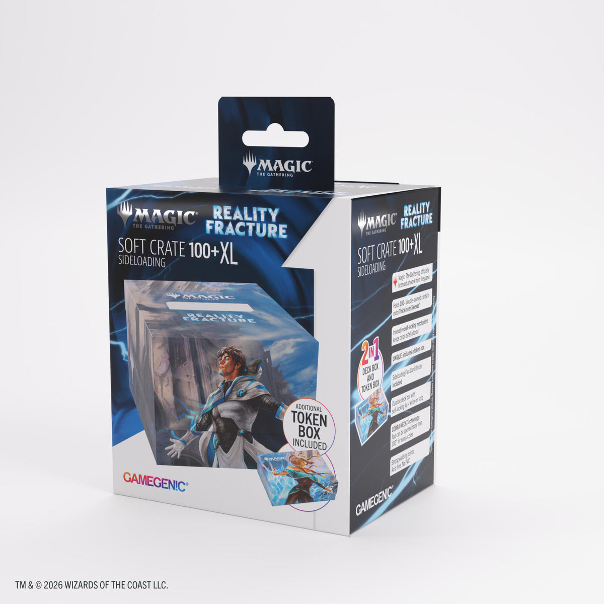 Gamegenic Magic The Gathering Reality Fracture Soft Crate 100+ XL Sideloading - Tam Beleren, Conflicted/Jace, Building Reality