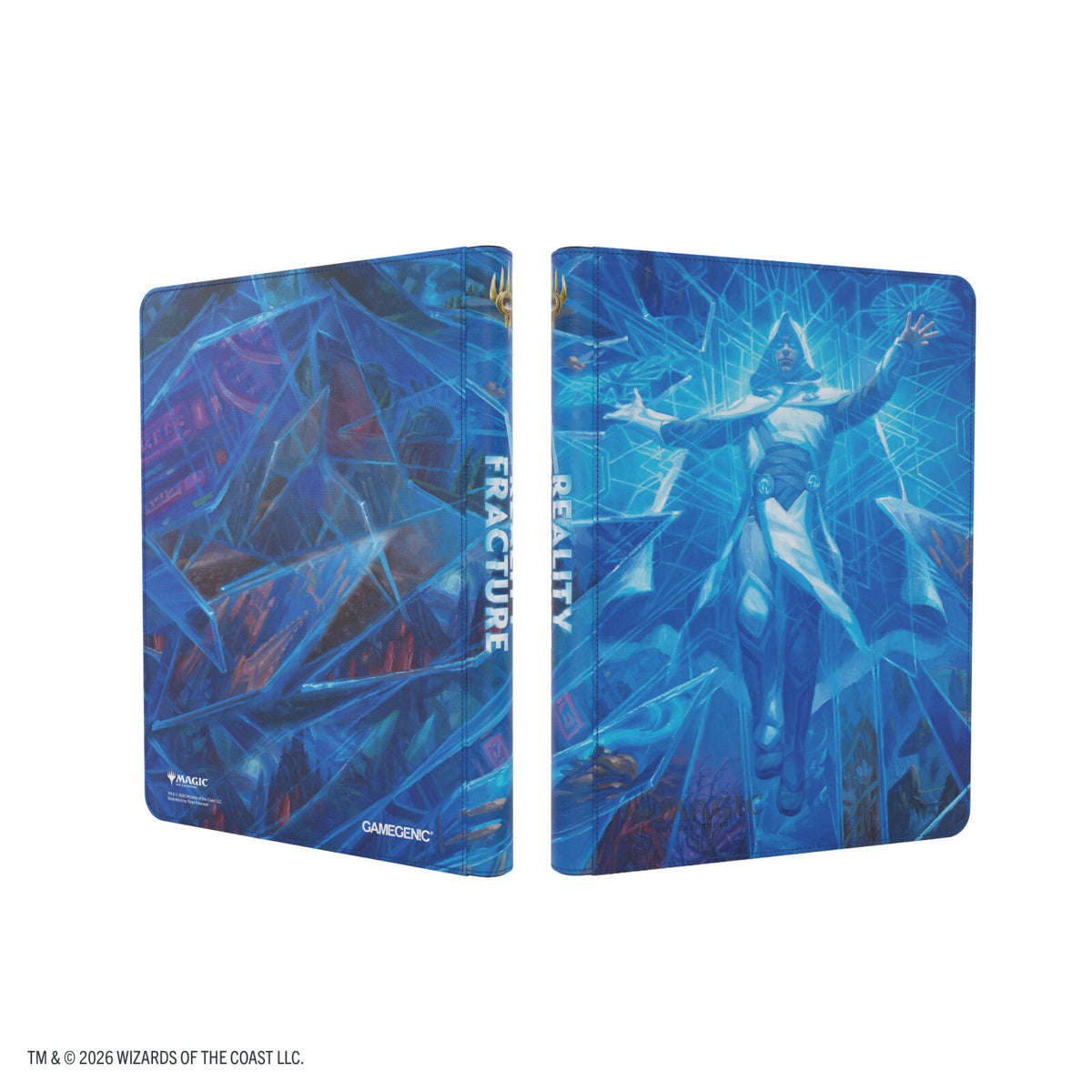 Gamegenic Magic The Gathering Reality Fracture Zip-Up Album 18-Pocket - Overwrite the Multiverse