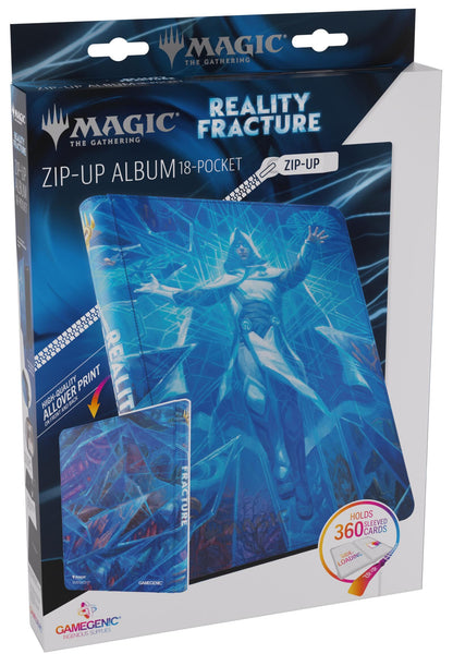 Gamegenic Magic The Gathering Reality Fracture Zip-Up Album 18-Pocket - Overwrite the Multiverse