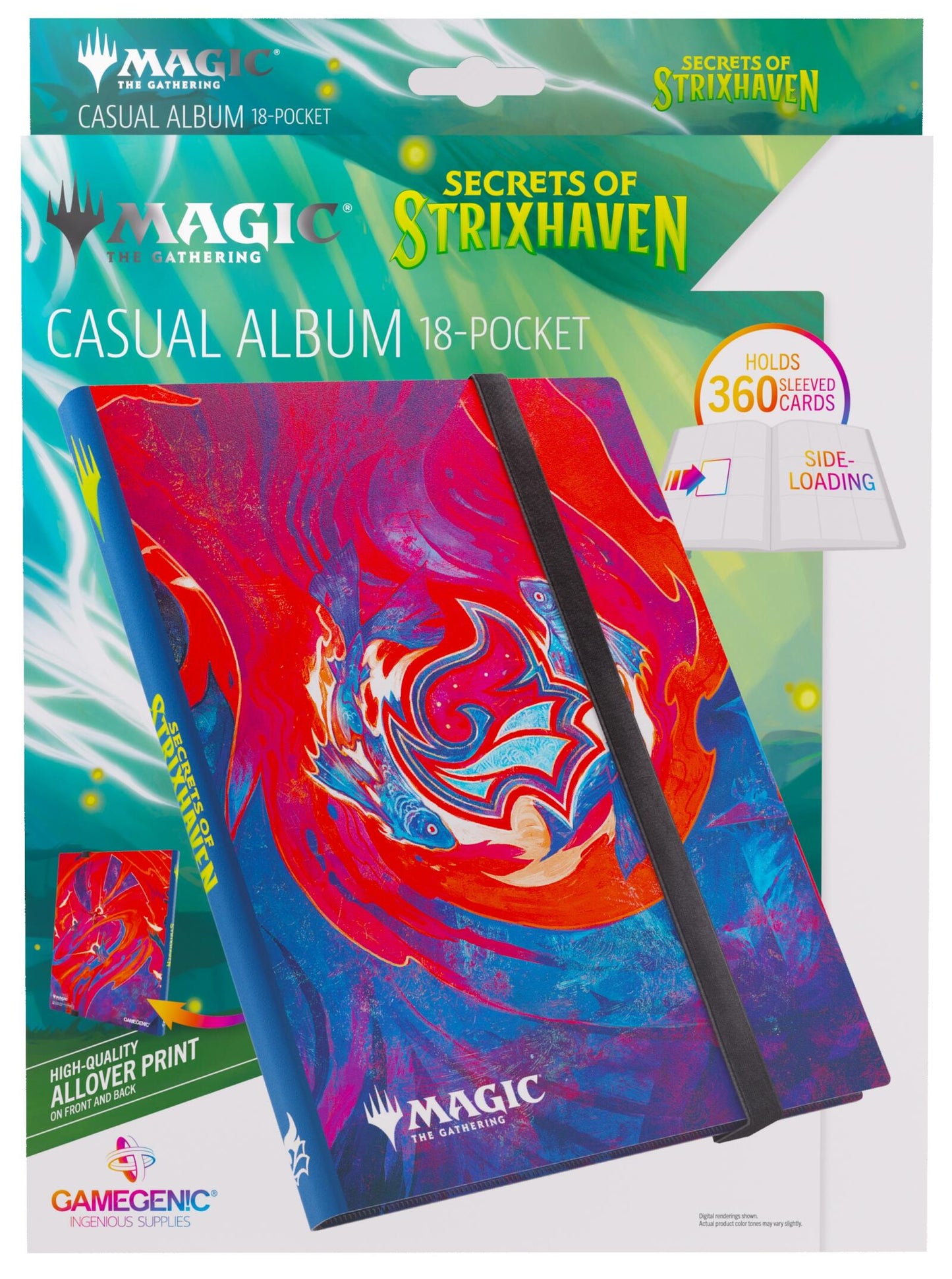 Gamegenic Magic The Gathering Secrets of Strixhaven Casual Album 18-Pocket- Prismari