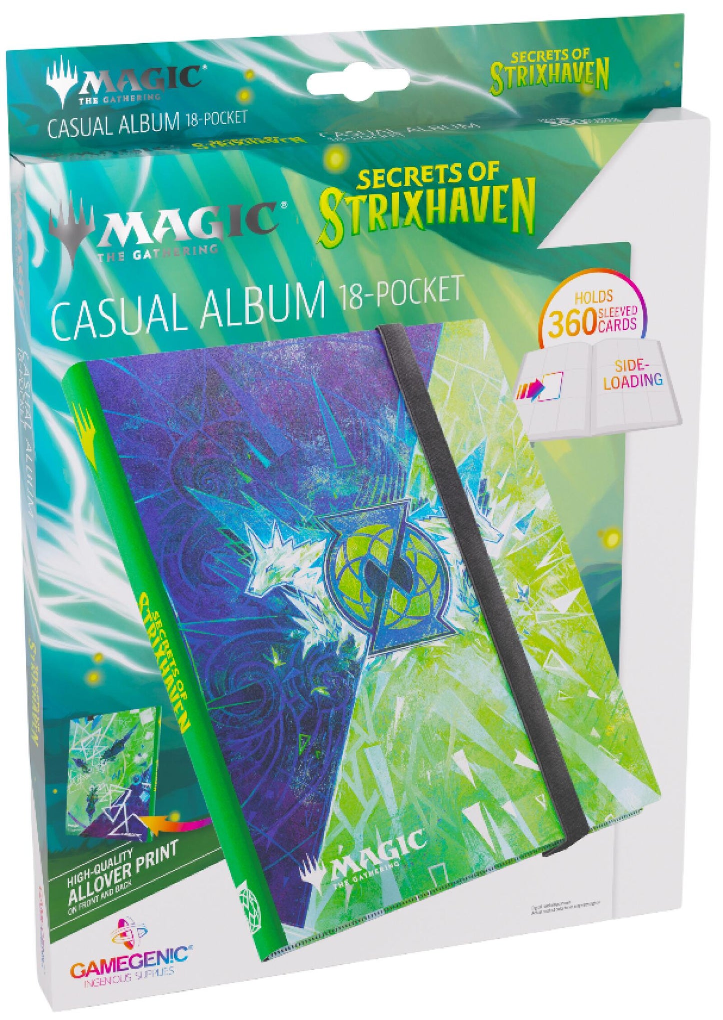 Gamegenic Magic The Gathering Secrets of Strixhaven Casual Album 18-Pocket- Quandrix