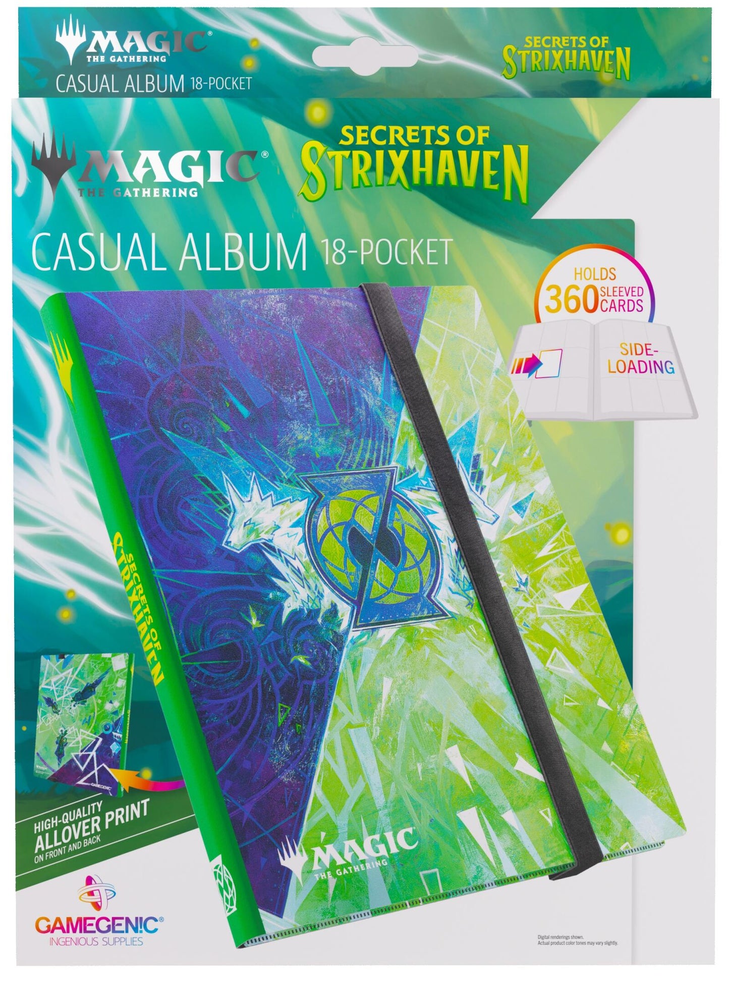Gamegenic Magic The Gathering Secrets of Strixhaven Casual Album 18-Pocket- Quandrix