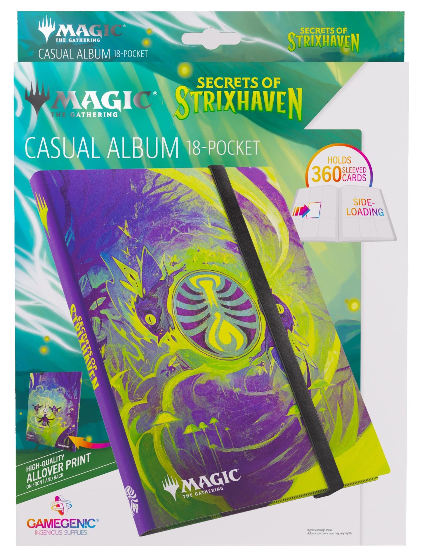 Gamegenic Magic The Gathering Secrets of Strixhaven Casual Album 18-Pocket- Witherbloom