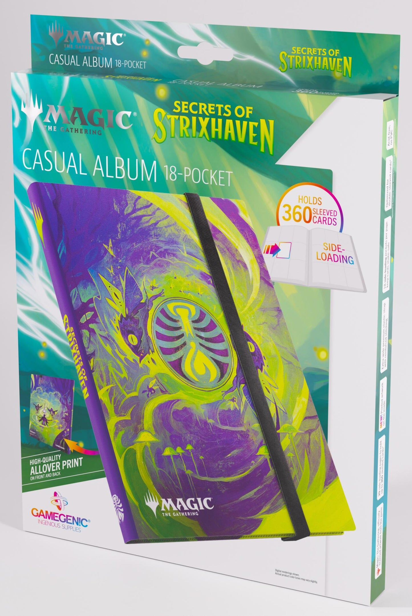 Gamegenic Magic The Gathering Secrets of Strixhaven Casual Album 18-Pocket- Witherbloom