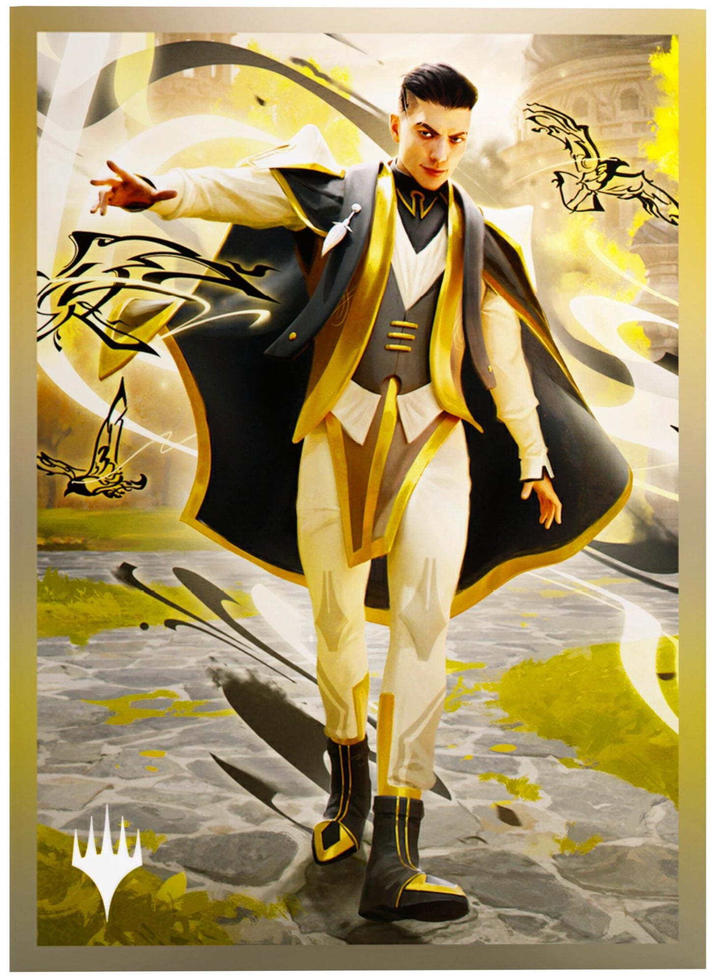 Gamegenic Magic The Gathering Secrets of Strixhaven Premium Art Sleeves - Killian, Decisive Mentor (66 x 92 mm) (105 Sleeves Per Pack)