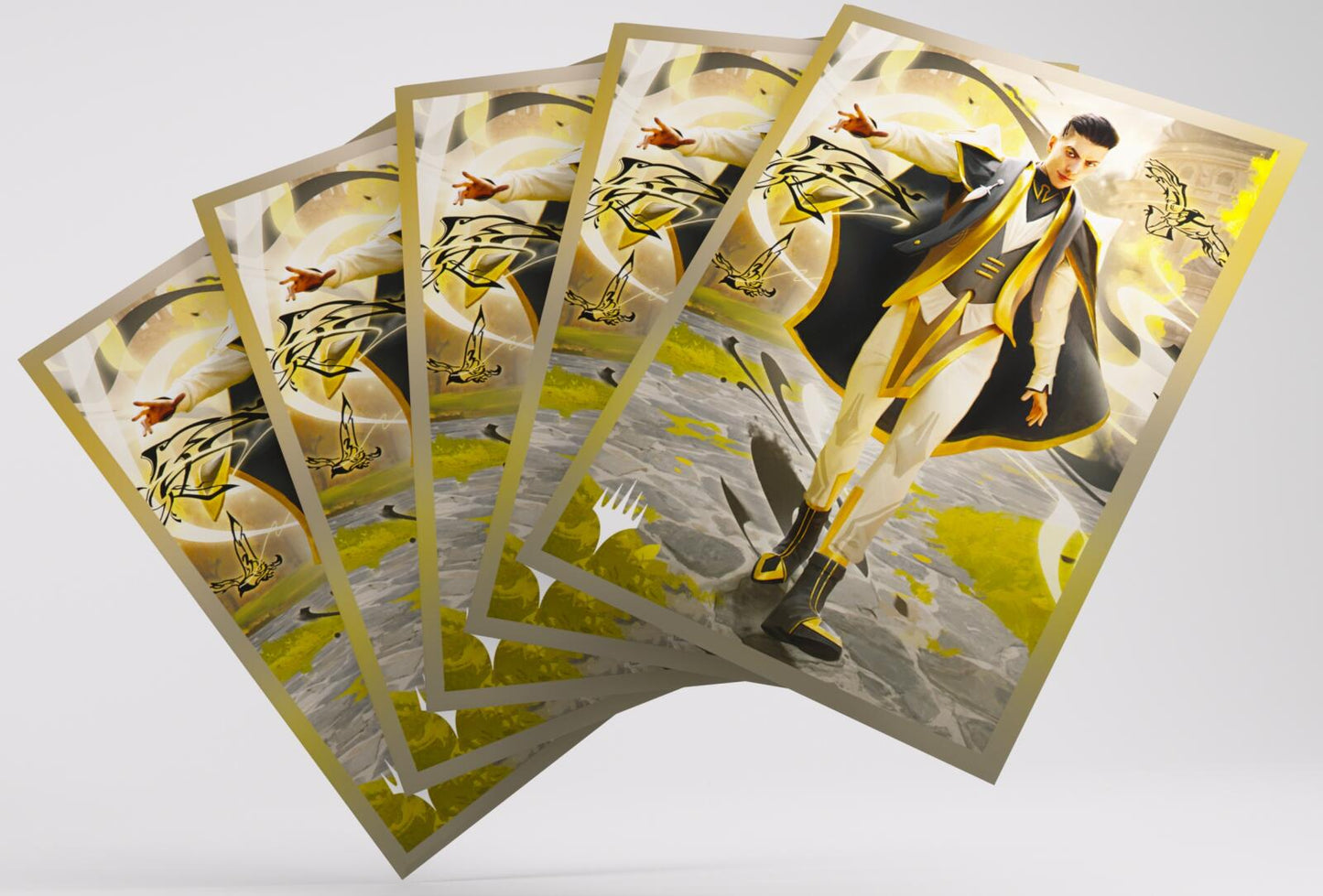 Gamegenic Magic The Gathering Secrets of Strixhaven Premium Art Sleeves - Killian, Decisive Mentor (66 x 92 mm) (105 Sleeves Per Pack)