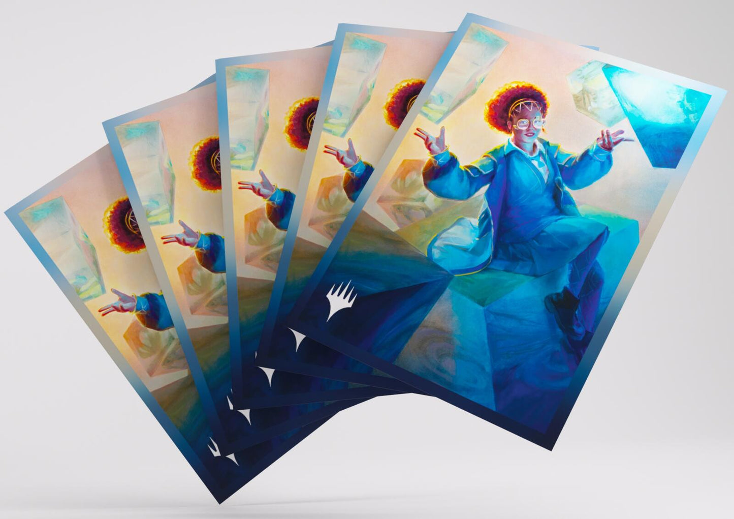 Gamegenic Magic The Gathering Secrets of Strixhaven Premium Art Sleeves - Zimone, Infinite Analyst (66 x 92 mm) (105 Sleeves Per Pack)