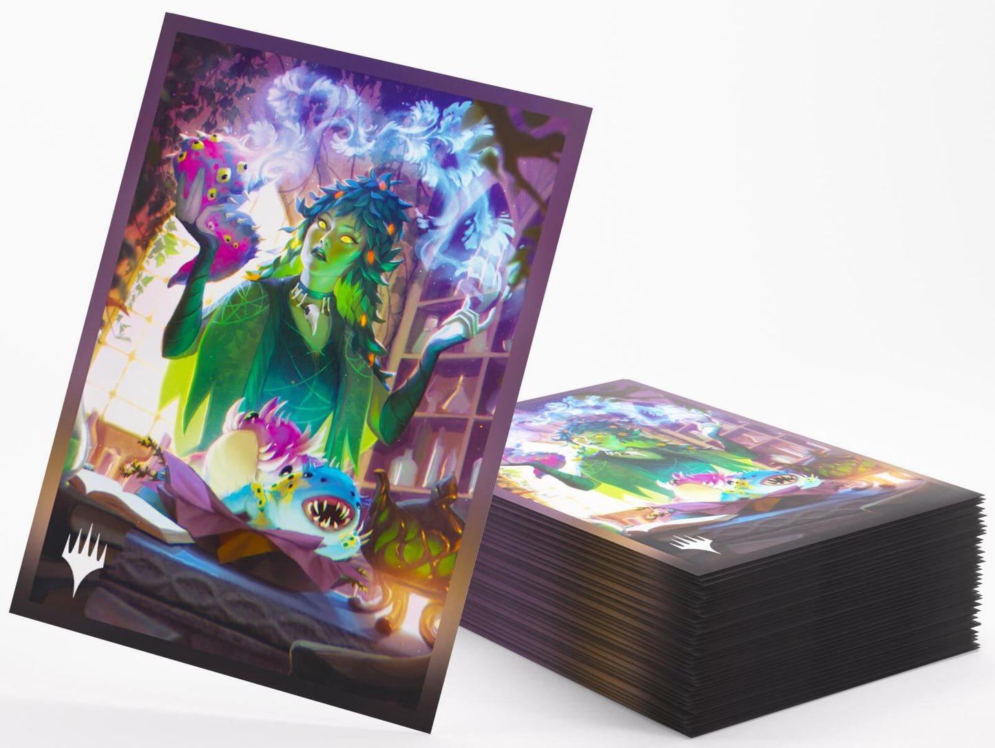 Gamegenic Magic The Gathering Secrets of Strixhaven Premium Art Sleeves - Dina, Essence Brewer (66 x 92 mm) (105 Sleeves Per Pack)
