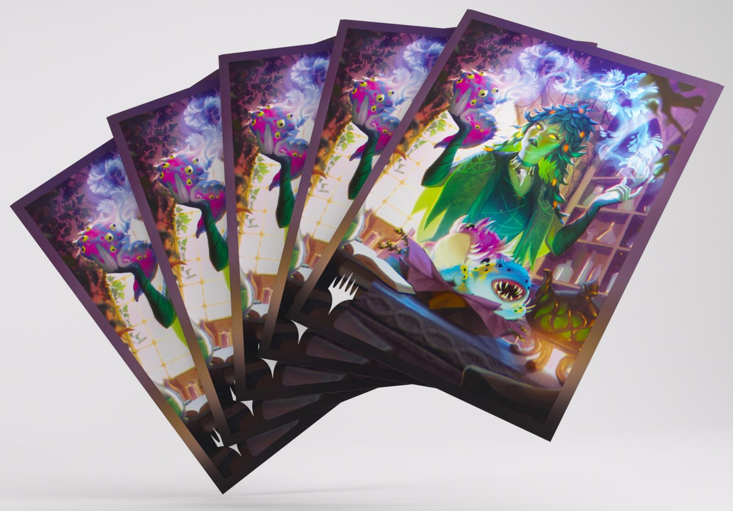 Gamegenic Magic The Gathering Secrets of Strixhaven Premium Art Sleeves - Dina, Essence Brewer (66 x 92 mm) (105 Sleeves Per Pack)