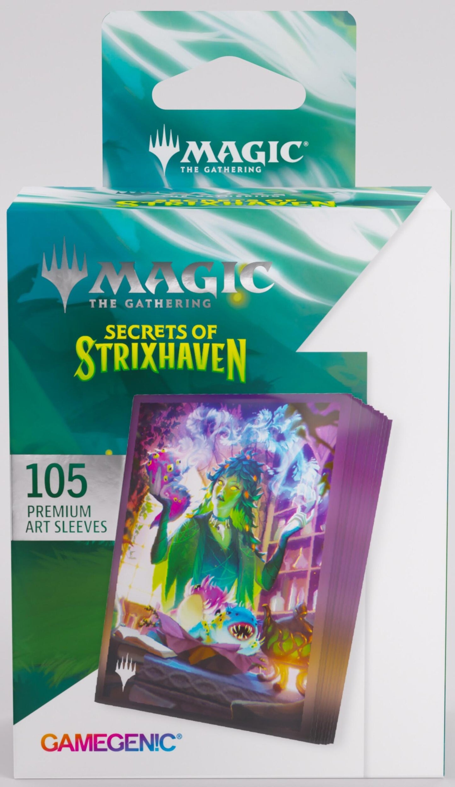 Gamegenic Magic The Gathering Secrets of Strixhaven Premium Art Sleeves - Dina, Essence Brewer (66 x 92 mm) (105 Sleeves Per Pack)