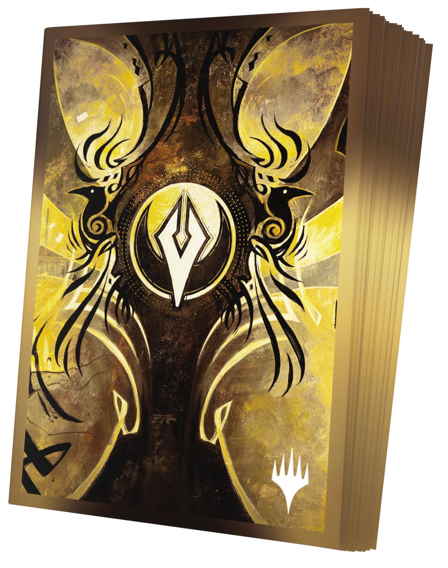 Gamegenic Magic The Gathering Secrets of Strixhaven Premium Art Sleeves - Silverquill (66 x 92 mm) (105 Sleeves Per Pack)