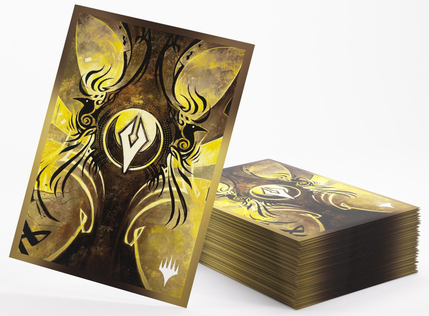 Gamegenic Magic The Gathering Secrets of Strixhaven Premium Art Sleeves - Silverquill (66 x 92 mm) (105 Sleeves Per Pack)