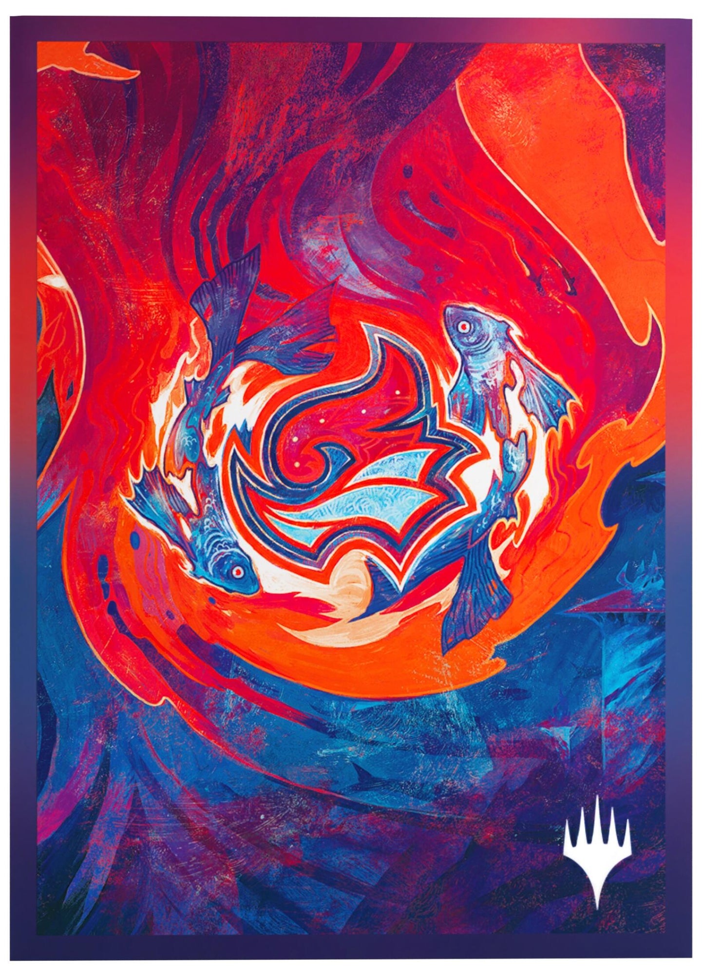 Gamegenic Magic The Gathering Secrets of Strixhaven Premium Art Sleeves - Prismari (66 x 92 mm) (105 Sleeves Per Pack)