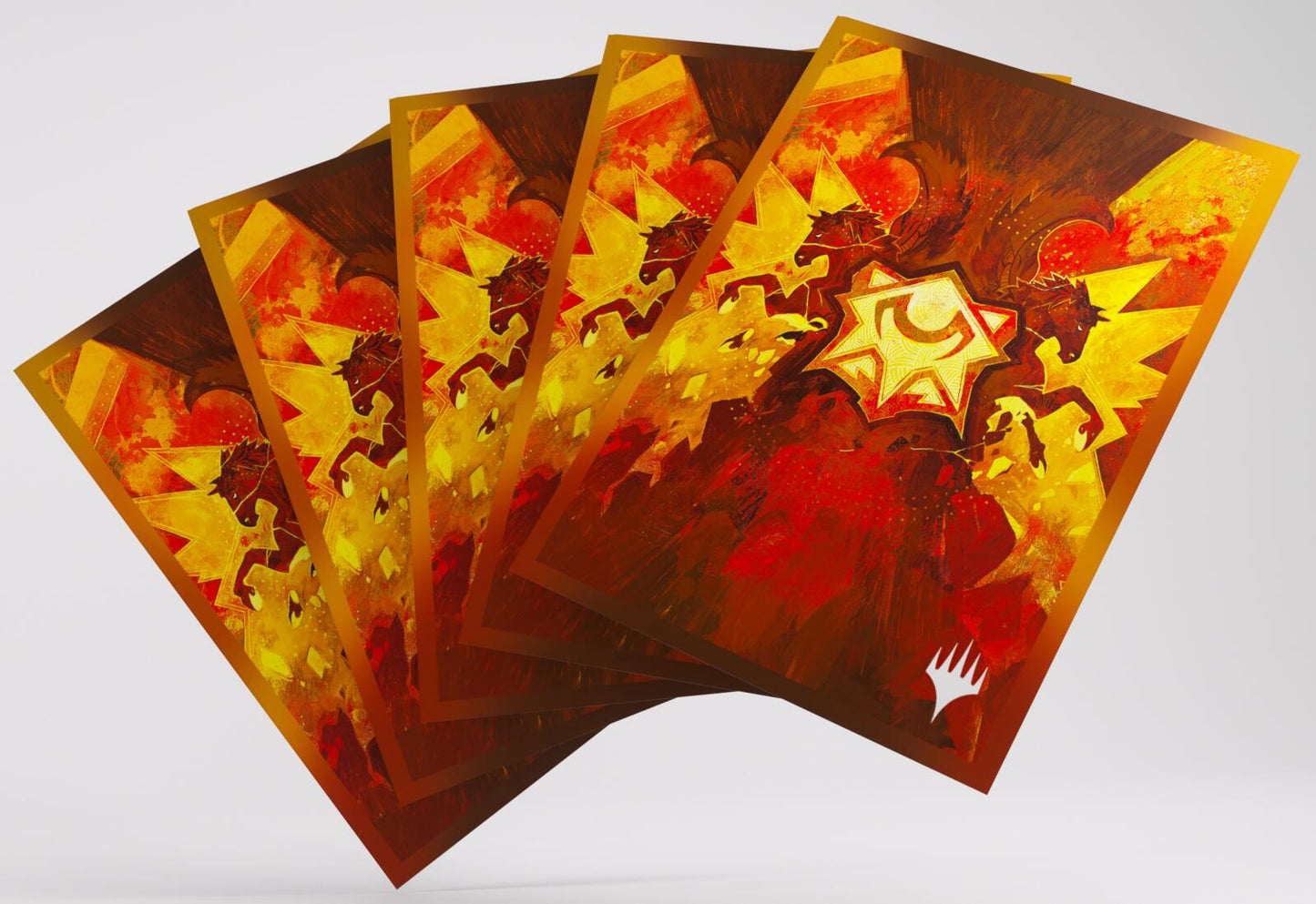 Gamegenic Magic The Gathering Secrets of Strixhaven Premium Art Sleeves -  Lorehold (66 x 92 mm) (105 Sleeves Per Pack)