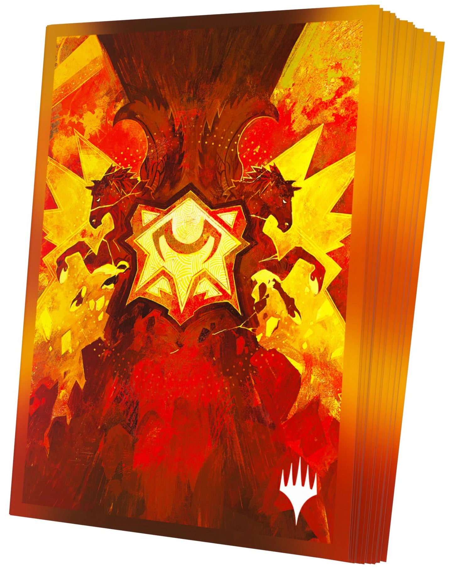 Gamegenic Magic The Gathering Secrets of Strixhaven Premium Art Sleeves - Lorehold (66 x 92 mm) (105 Sleeves Per Pack)