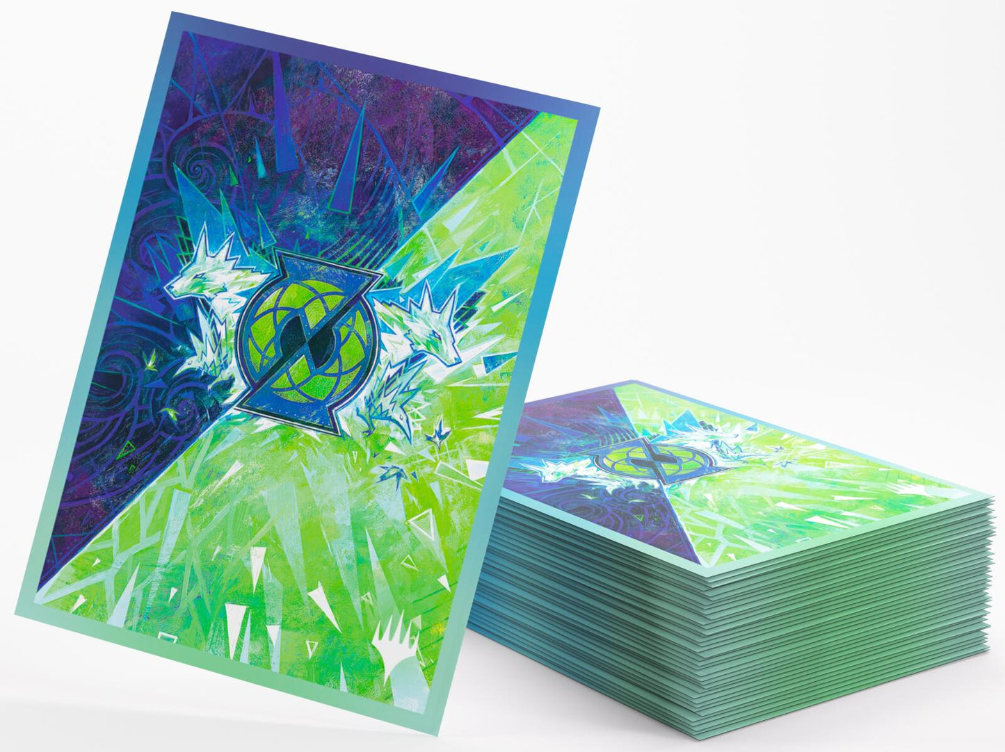 Gamegenic Magic The Gathering Secrets of Strixhaven Premium Art Sleeves - Quandrix (66 x 92 mm) (105 Sleeves Per Pack)