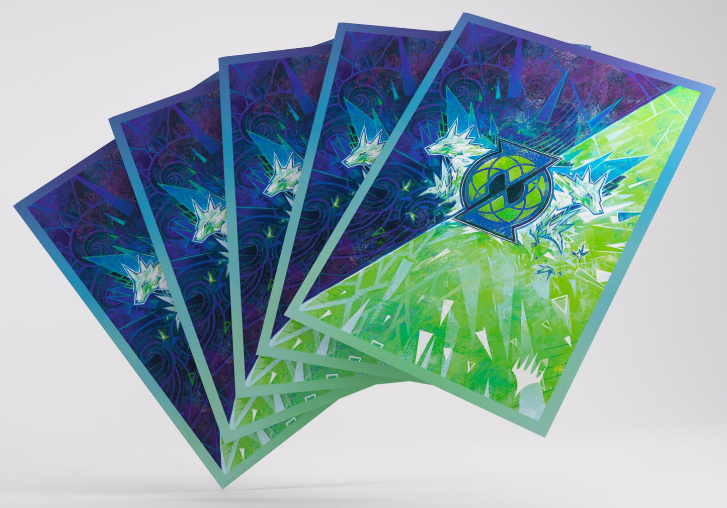 Gamegenic Magic The Gathering Secrets of Strixhaven Premium Art Sleeves - Quandrix (66 x 92 mm) (105 Sleeves Per Pack)