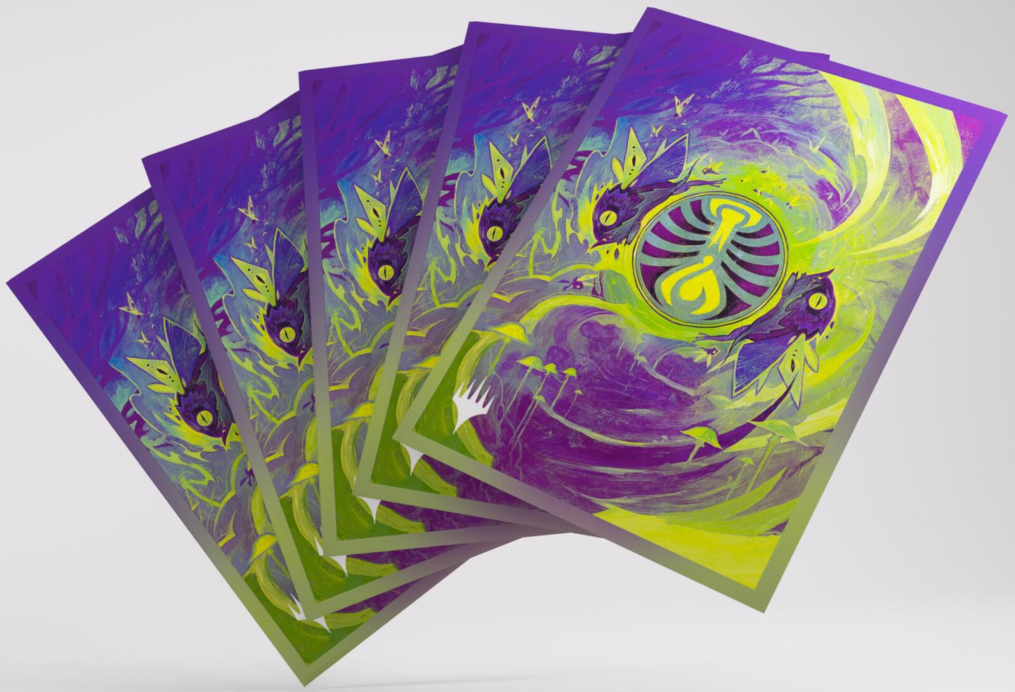 Gamegenic Magic The Gathering Secrets of Strixhaven Premium Art Sleeves - Witherbloom (66 x 92 mm) (105 Sleeves Per Pack)