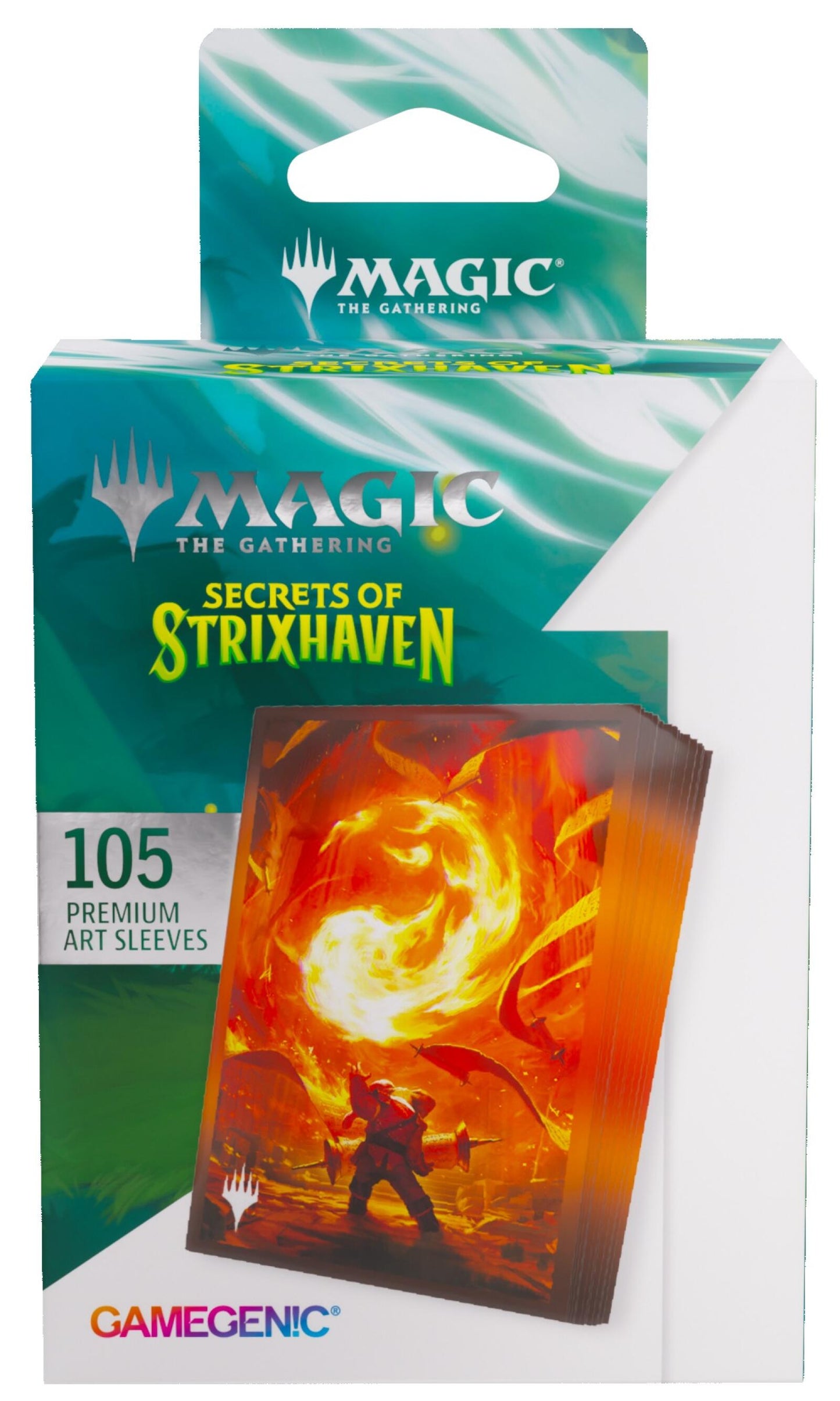 Gamegenic Magic The Gathering Secrets of Strixhaven Premium Art Sleeves - Mountain (66 x 92 mm) (105 Sleeves Per Pack)