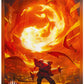 Gamegenic Magic The Gathering Secrets of Strixhaven Premium Art Sleeves - Mountain (66 x 92 mm) (105 Sleeves Per Pack)