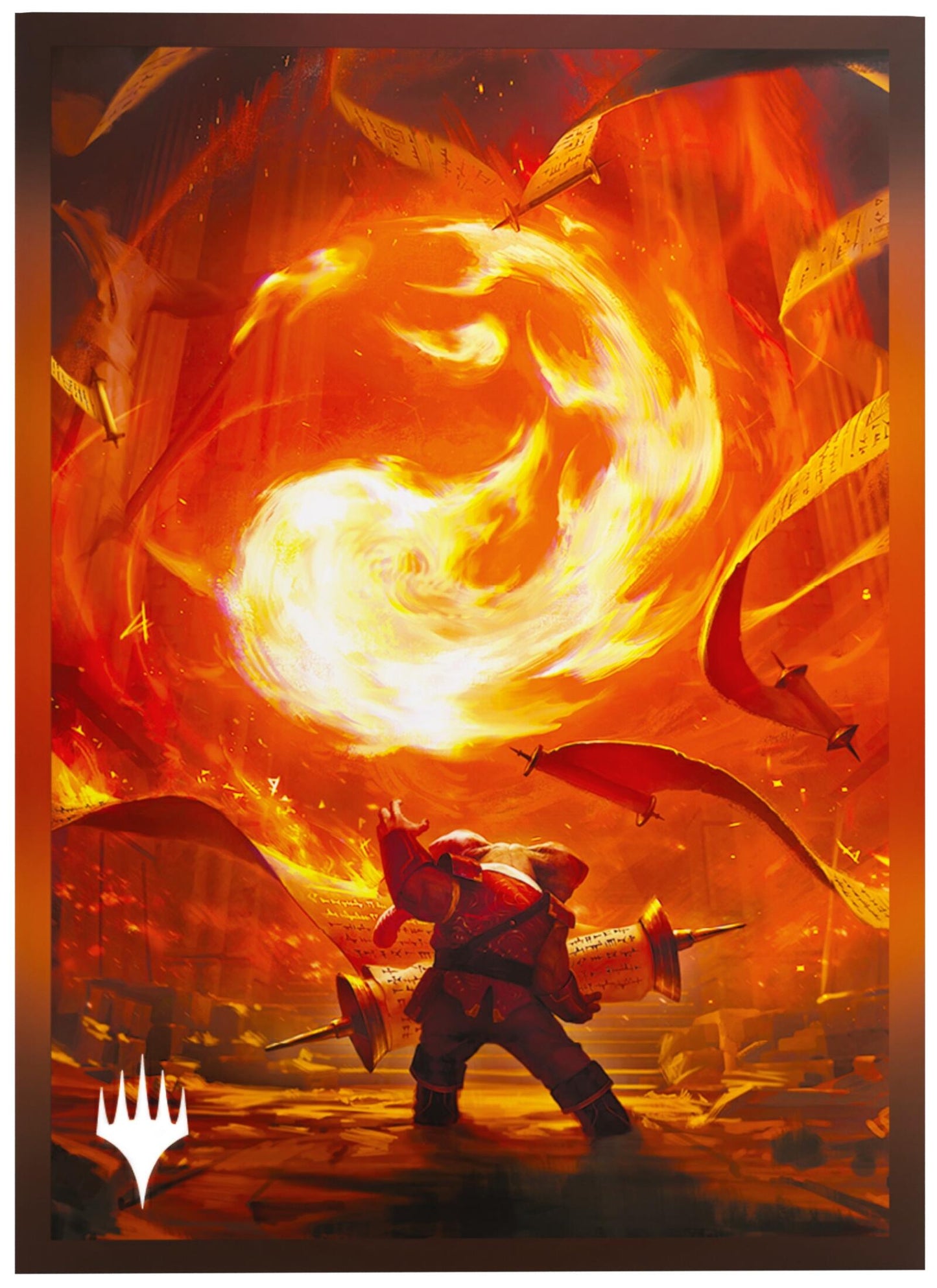 Gamegenic Magic The Gathering Secrets of Strixhaven Premium Art Sleeves - Mountain (66 x 92 mm) (105 Sleeves Per Pack)