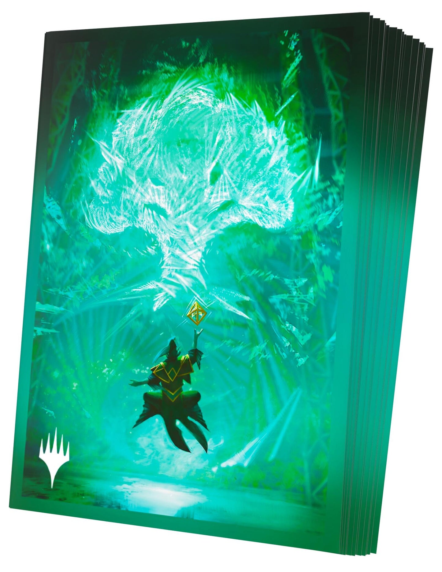 Gamegenic Magic The Gathering Secrets of Strixhaven Premium Art Sleeves - Forest (66 x 92 mm) (105 Sleeves Per Pack)