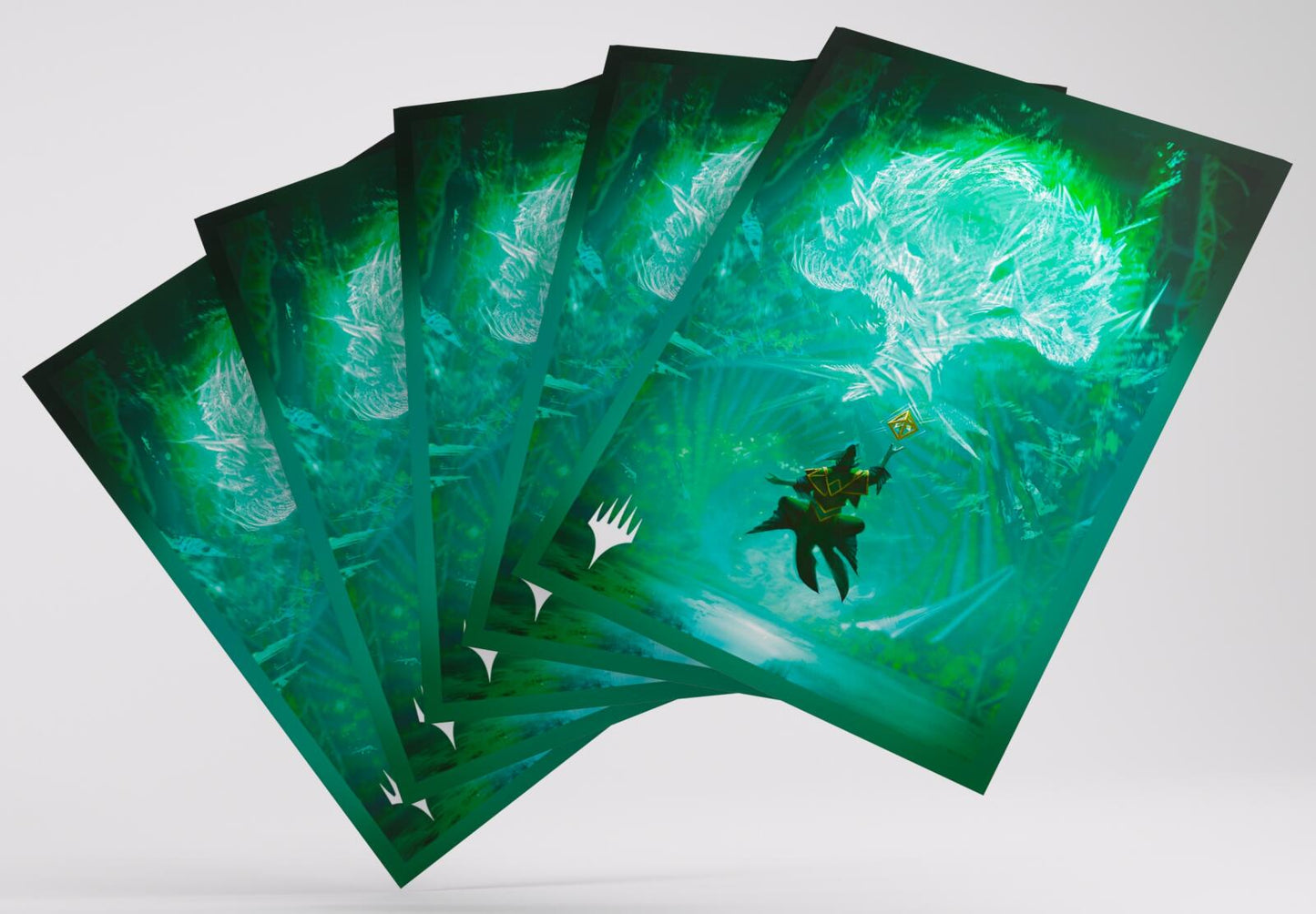 Gamegenic Magic The Gathering Secrets of Strixhaven Premium Art Sleeves - Forest (66 x 92 mm) (105 Sleeves Per Pack)