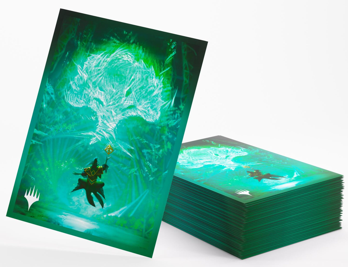 Gamegenic Magic The Gathering Secrets of Strixhaven Premium Art Sleeves - Forest (66 x 92 mm) (105 Sleeves Per Pack)