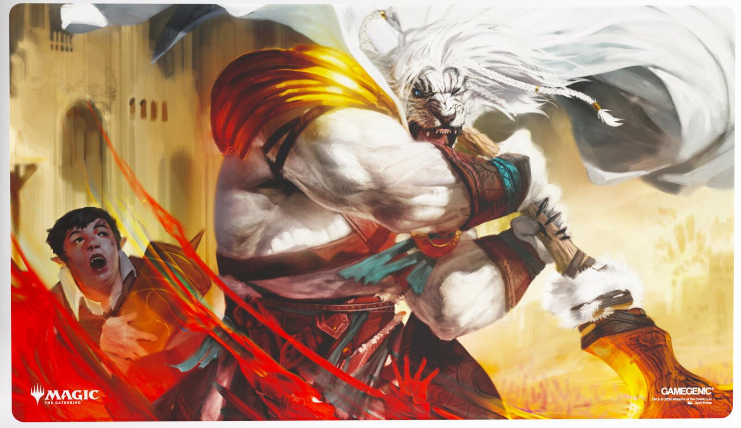 Gamegenic Magic The Gathering Secrets of Strixhaven Prime Playmat - Ajani's Response