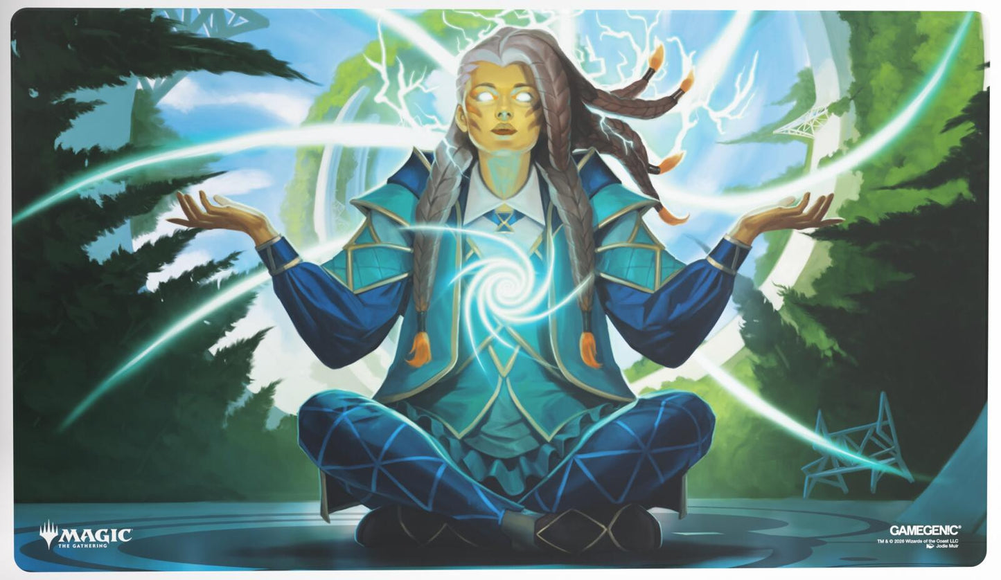 Gamegenic Magic The Gathering Secrets of Strixhaven Prime Playmat - Tam, Observant Sequencer