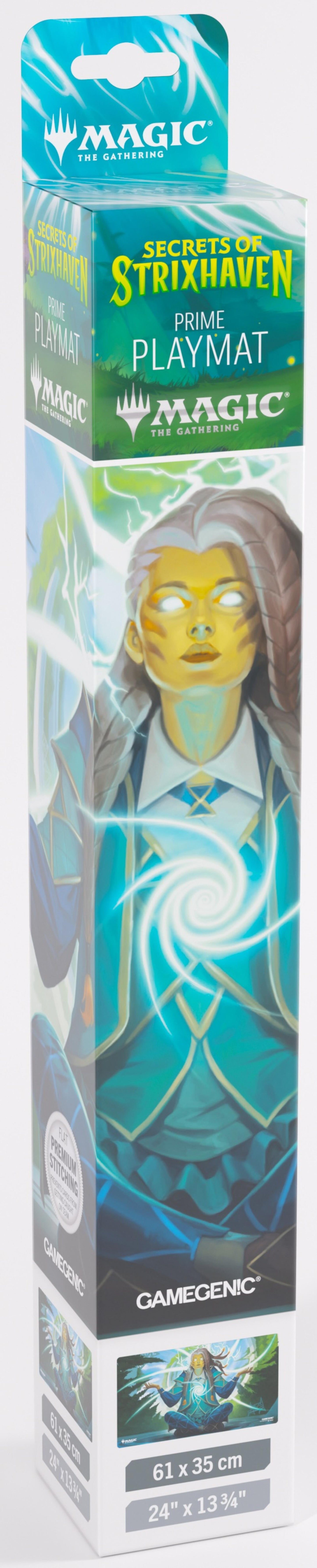 Gamegenic Magic The Gathering Secrets of Strixhaven Prime Playmat - Tam, Observant Sequencer