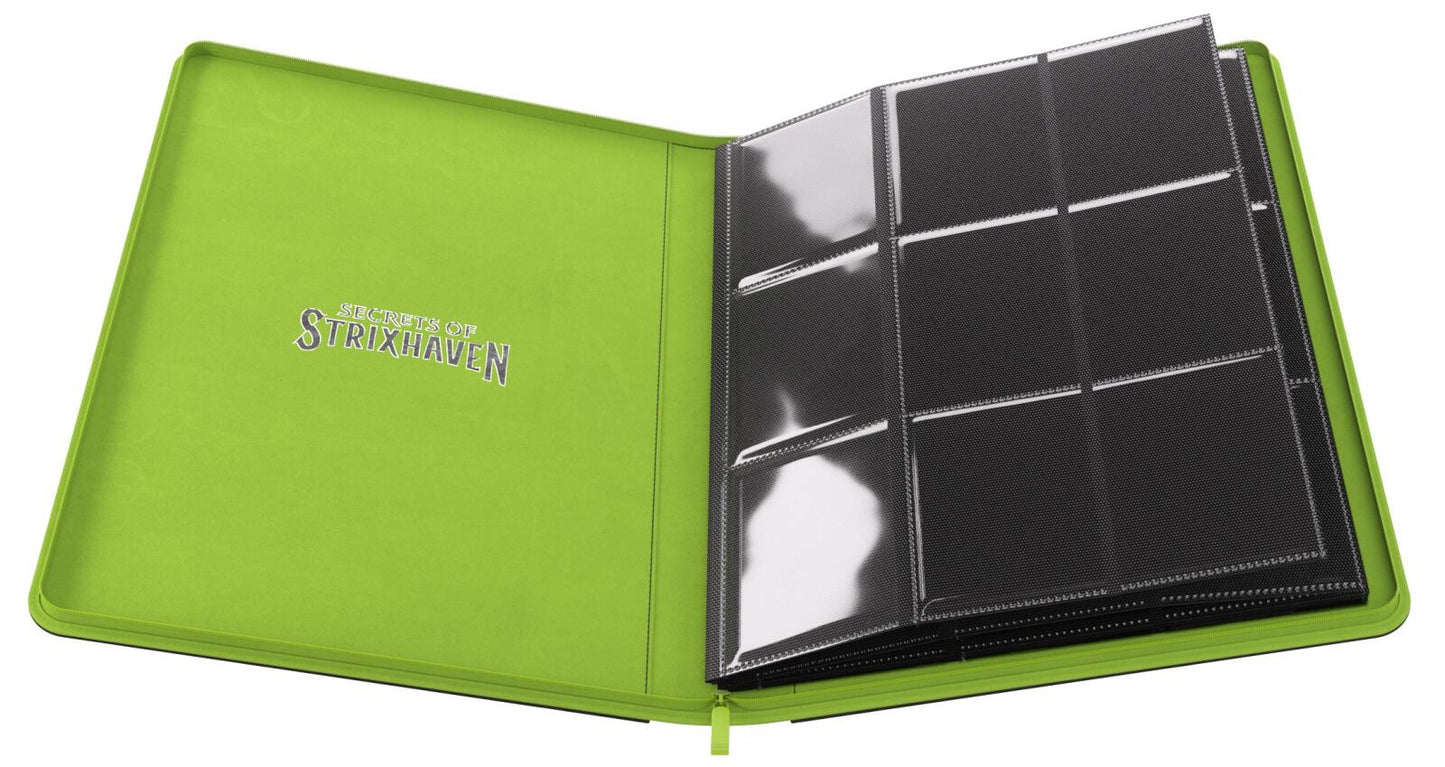 Gamegenic Magic The Gathering Secrets of Strixhaven Zip-Up Album 18-Pocket - Black/Green