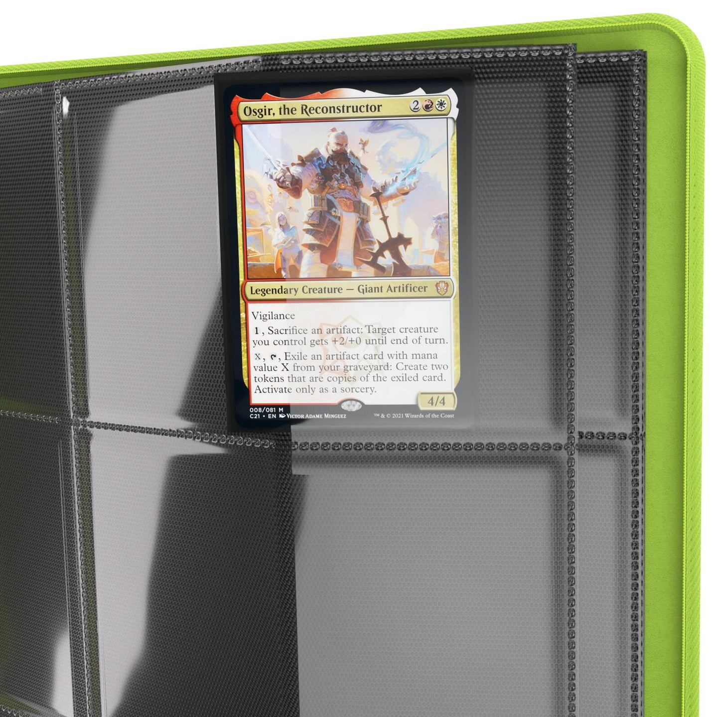 Gamegenic Magic The Gathering Secrets of Strixhaven Zip-Up Album 18-Pocket - Black/Green