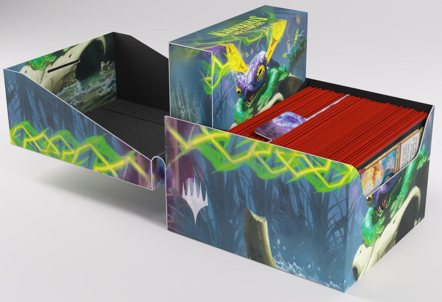 Gamegenic Magic The Gathering Secrets of Strixhaven Soft Crate 100+ XL Sideloading - Bogwater Lumaret/Dina, Essence Brewer