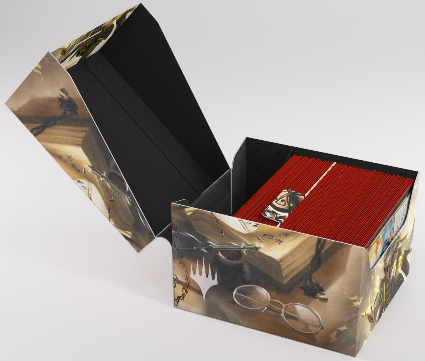 Gamegenic Magic The Gathering Secrets of Strixhaven Soft Crate 100+ XL Sideloading - Stirring Hopesinger/Inkling Token