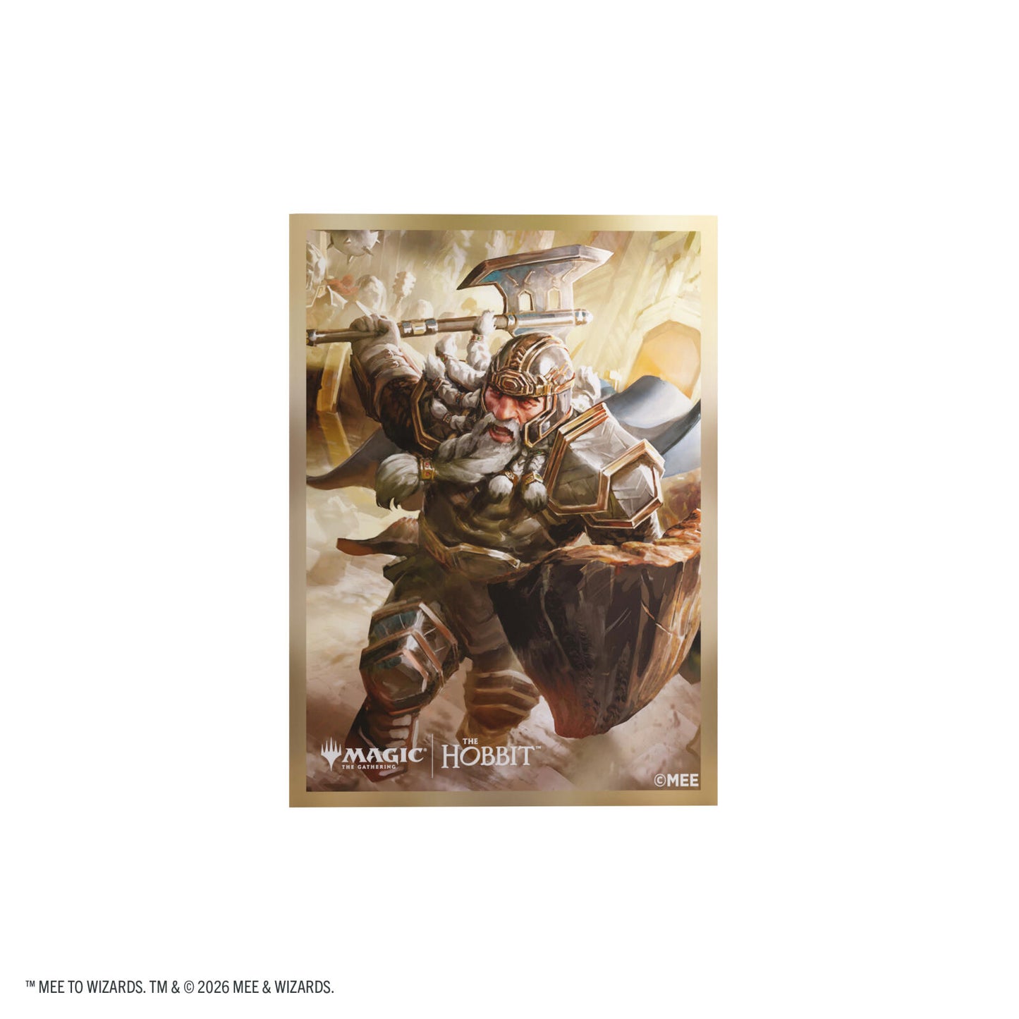 Gamegenic Magic The Gathering The Hobbit Premium Art Sleeves - Thorin, Mountain-king (66 x 92 mm) (105 Sleeves Per Pack)