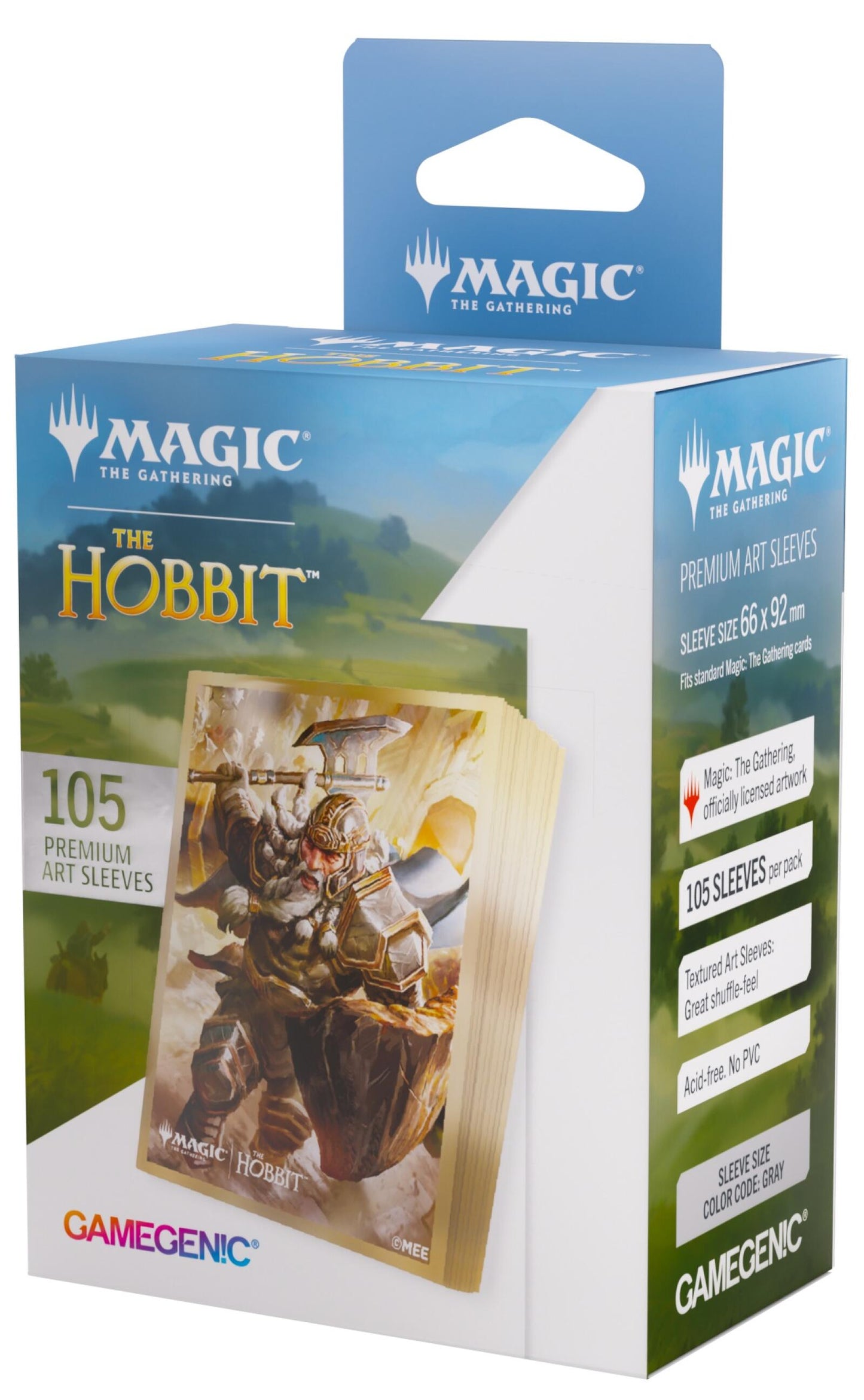 Gamegenic Magic The Gathering The Hobbit Premium Art Sleeves - Thorin, Mountain-king (66 x 92 mm) (105 Sleeves Per Pack)