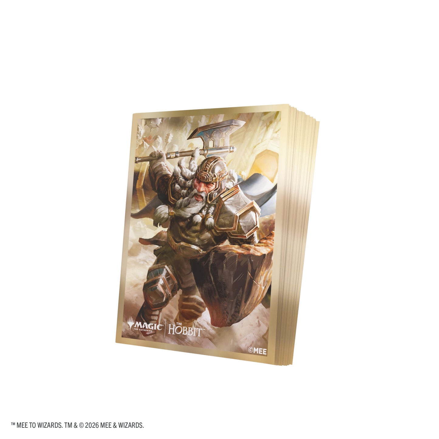 Gamegenic Magic The Gathering The Hobbit Premium Art Sleeves - Thorin, Mountain-king (66 x 92 mm) (105 Sleeves Per Pack)