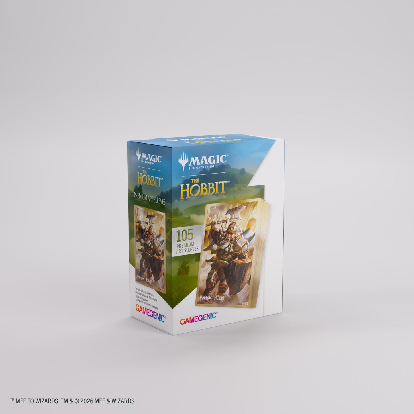 Gamegenic Magic The Gathering The Hobbit Premium Art Sleeves - Thorin, Mountain-king (66 x 92 mm) (105 Sleeves Per Pack)