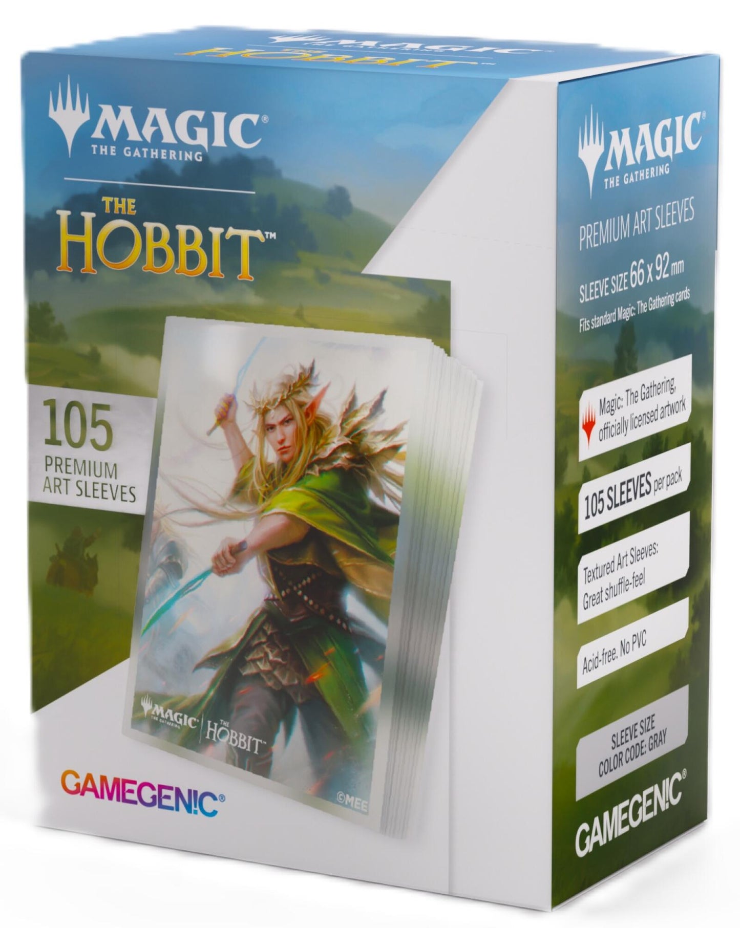 Gamegenic Magic The Gathering The Hobbit Premium Art Sleeves - Thranduil, Sindarin Liege (66 x 92 mm) (105 Sleeves Per Pack)