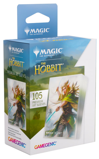 Gamegenic Magic The Gathering The Hobbit Premium Art Sleeves - Thranduil, Sindarin Liege (66 x 92 mm) (105 Sleeves Per Pack)