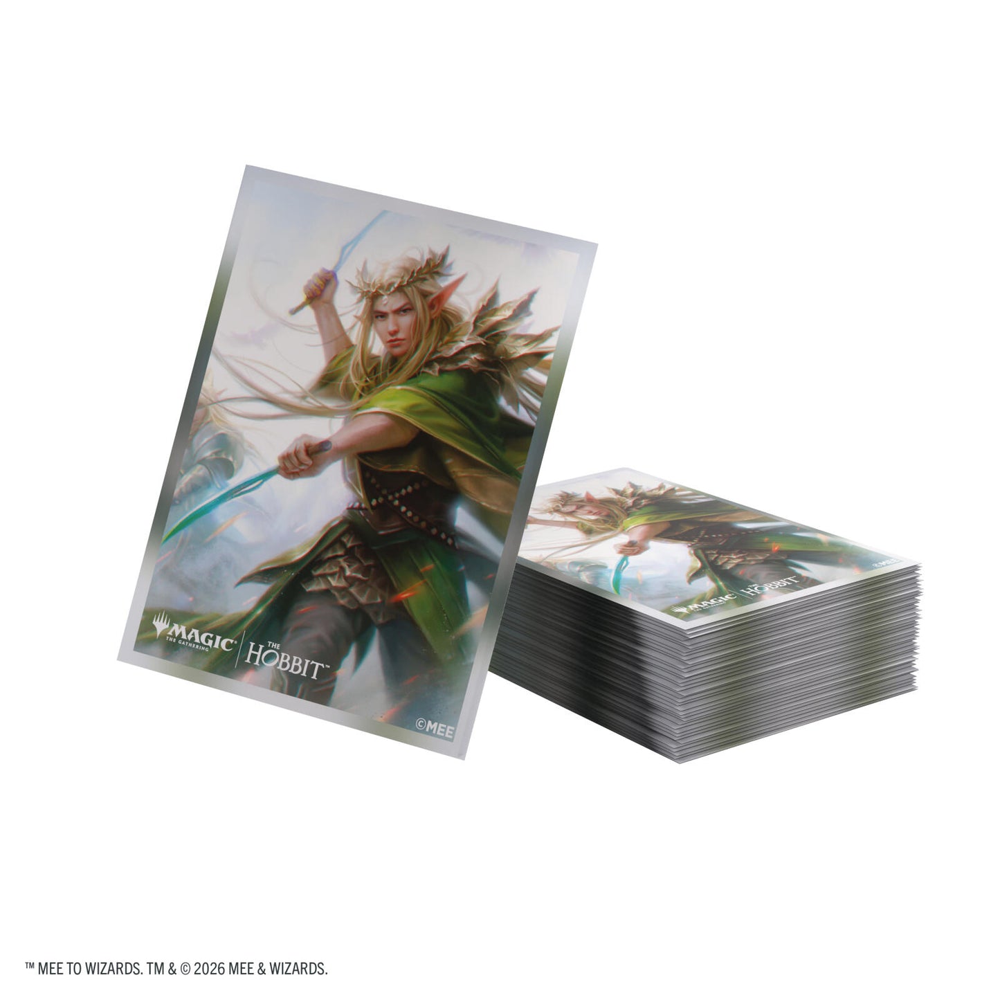 Gamegenic Magic The Gathering The Hobbit Premium Art Sleeves - Thranduil, Sindarin Liege (66 x 92 mm) (105 Sleeves Per Pack)