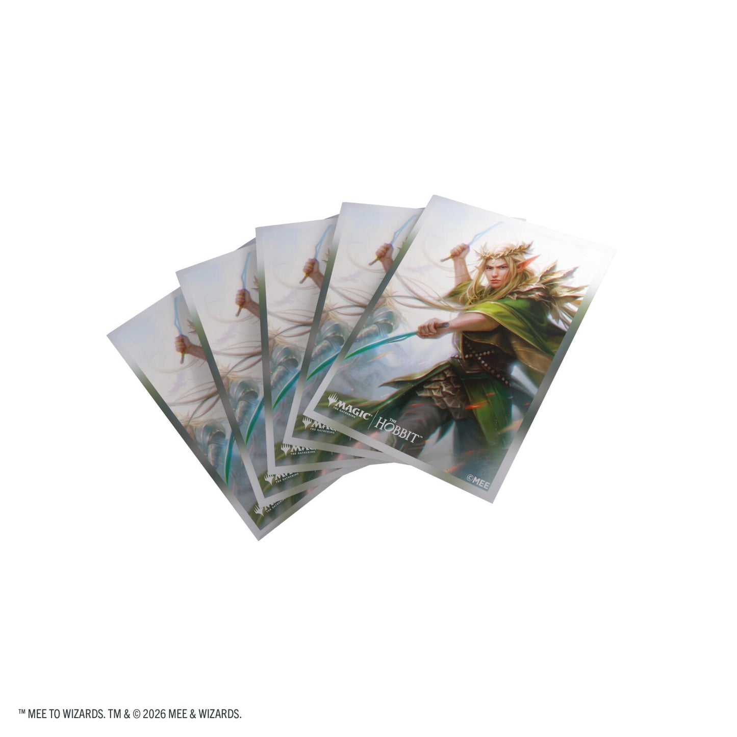 Gamegenic Magic The Gathering The Hobbit Premium Art Sleeves - Thranduil, Sindarin Liege (66 x 92 mm) (105 Sleeves Per Pack)