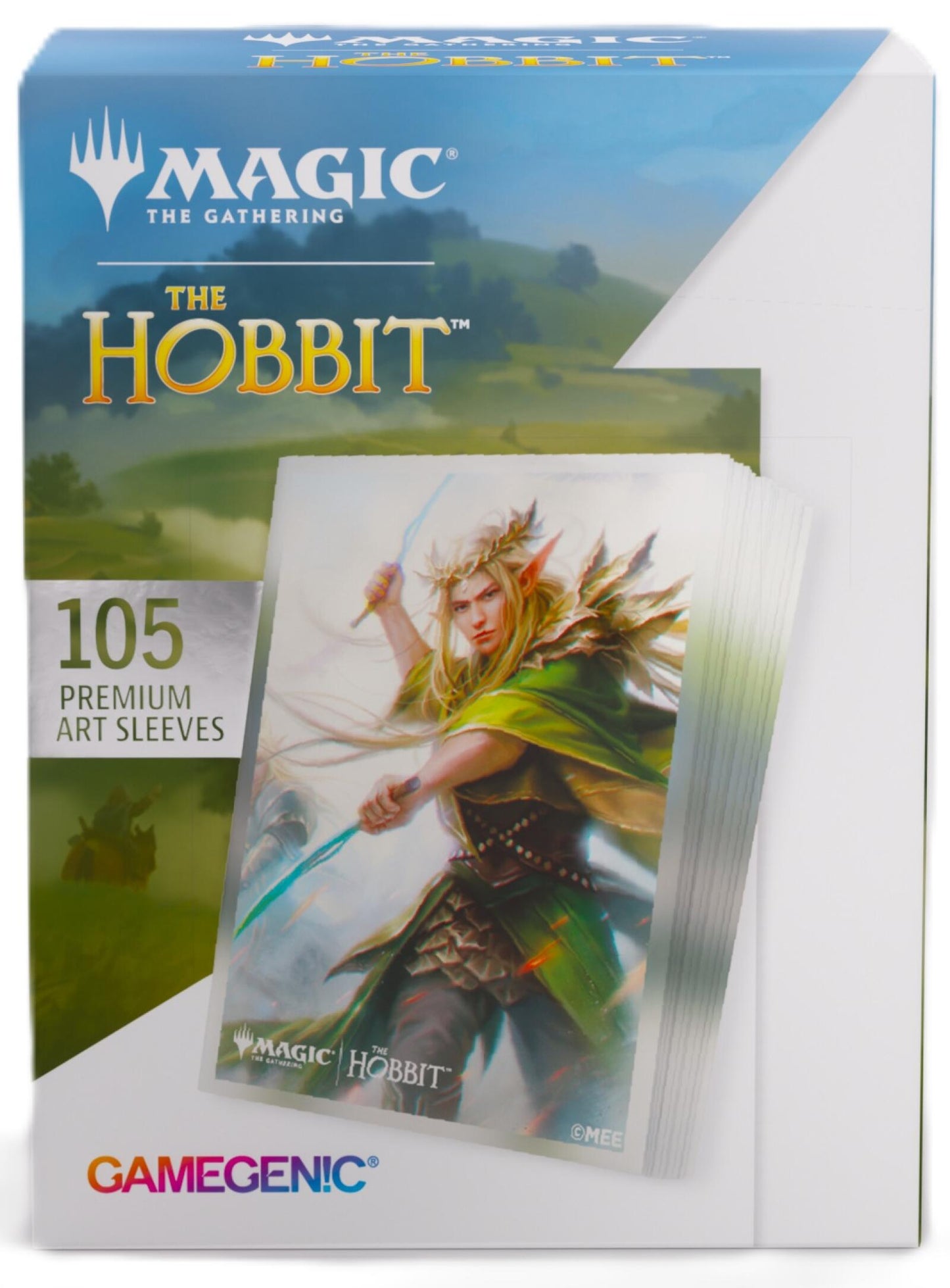 Gamegenic Magic The Gathering The Hobbit Premium Art Sleeves - Thranduil, Sindarin Liege (66 x 92 mm) (105 Sleeves Per Pack)