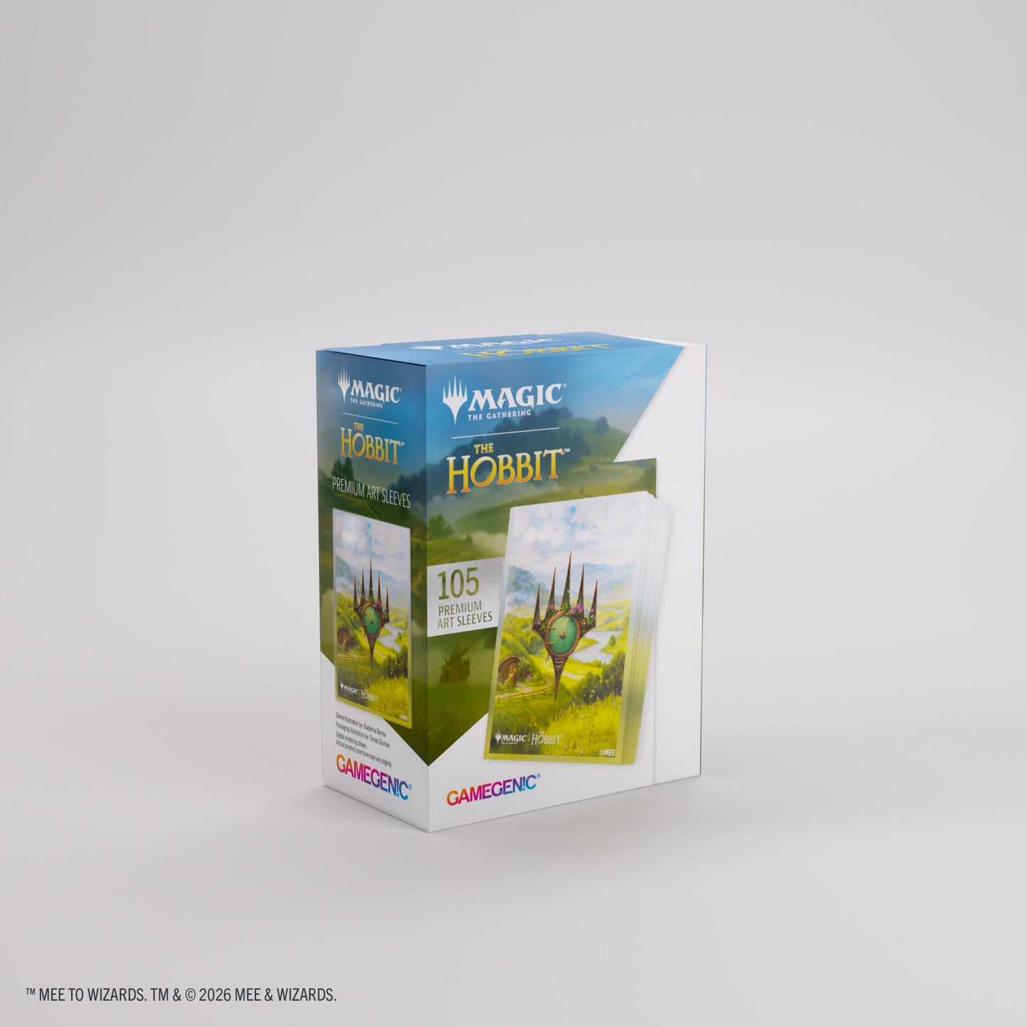Gamegenic Magic The Gathering The Hobbit Premium Art Sleeves - The Shire (66 x 92 mm) (105 Sleeves Per Pack)