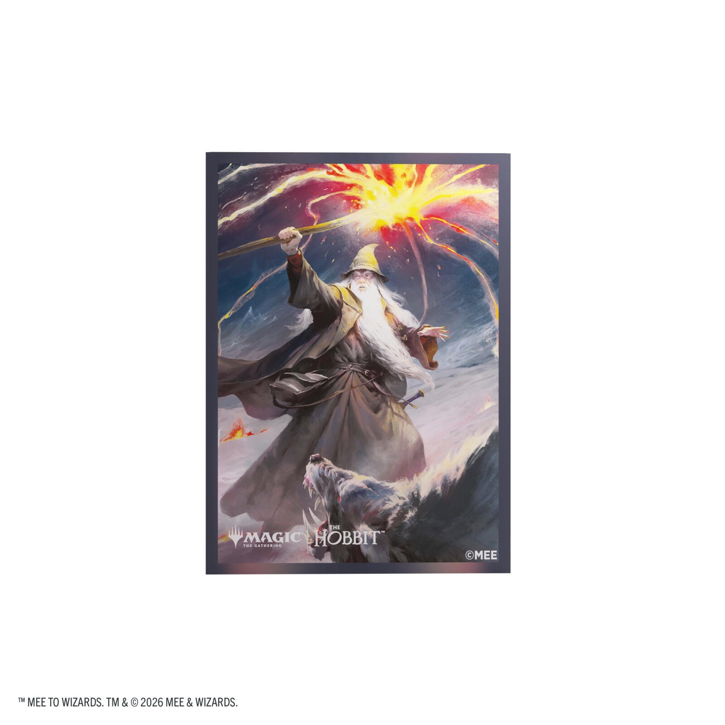 Gamegenic Magic The Gathering The Hobbit Premium Art Sleeves - Gandalf, Shadow's Foe (66 x 92 mm) (105 Sleeves Per Pack)
